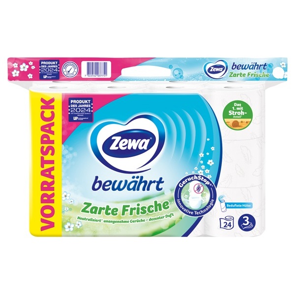 ZEWA BEWAEHRT LUFTERFRISCHER 3-LAGIG 24 X 150 BLATT 