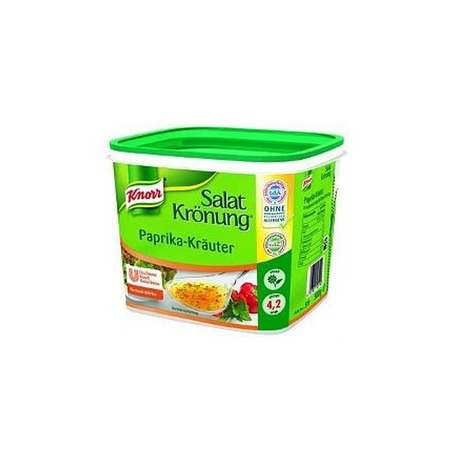 KNORR SALATKROENUNG PAPRIKA  - KRAEUTER ERG. 4.2L 500G