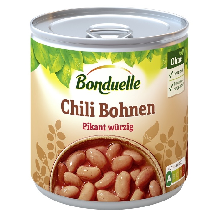 BONDUELLE CHILI BOHNEN PIKANT GEWUERZT 425ML