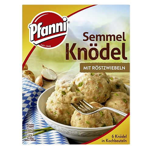 PFANNI SEMMELKNOEDEL MIT ROESTZWIEBELN 6 STUECK 200G