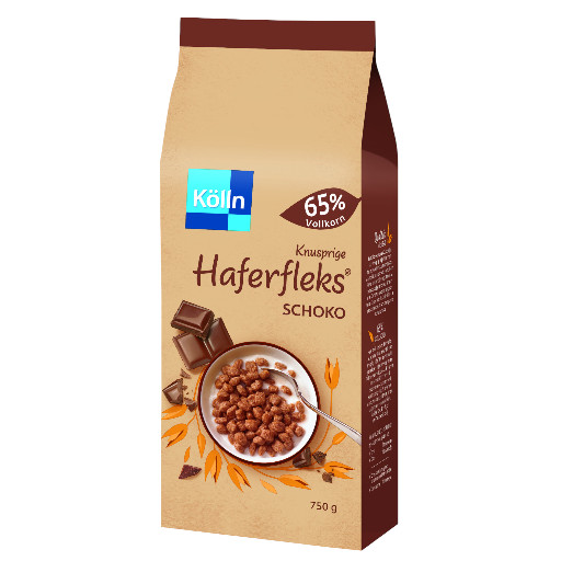 KOELLN KNUSPRIGE HAFERFLEKS SCHOKO 750G