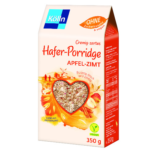 KOELLN HAFER - PORRIDGE APFEL - ZIMT 350G