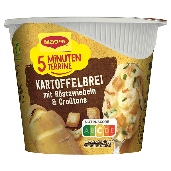 MAGGI 5 MINUTEN TERRINE KARTOFFELBREI MIT ROESTZWIEBELN 56G