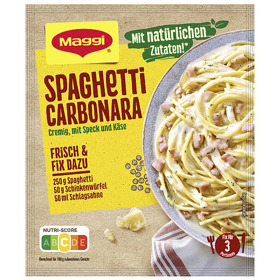 MAGGI FIX FUER SPAGHETTI CARBONARA 35G