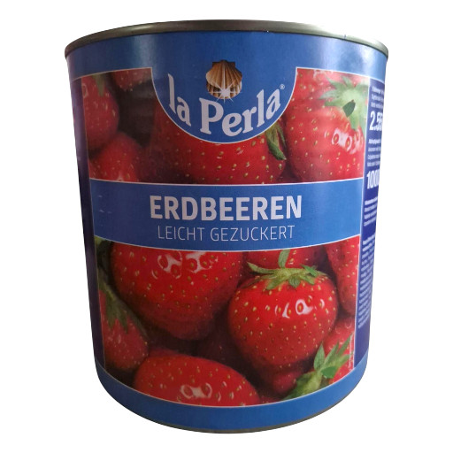 LA PERLA ERDBEEREN - LEICHT GEZUCKERT 2650ML