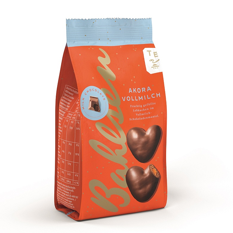 BAHLSEN AKORA VOLLMILCH 150G