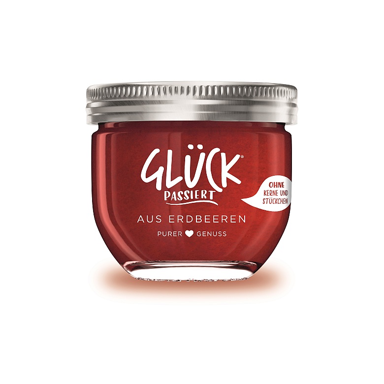 GLUECK PASSIERT AUS ERDBEEREN 230G
