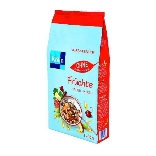 KOELLN FRUECHTE HAFER - MUESLI 1.7KG