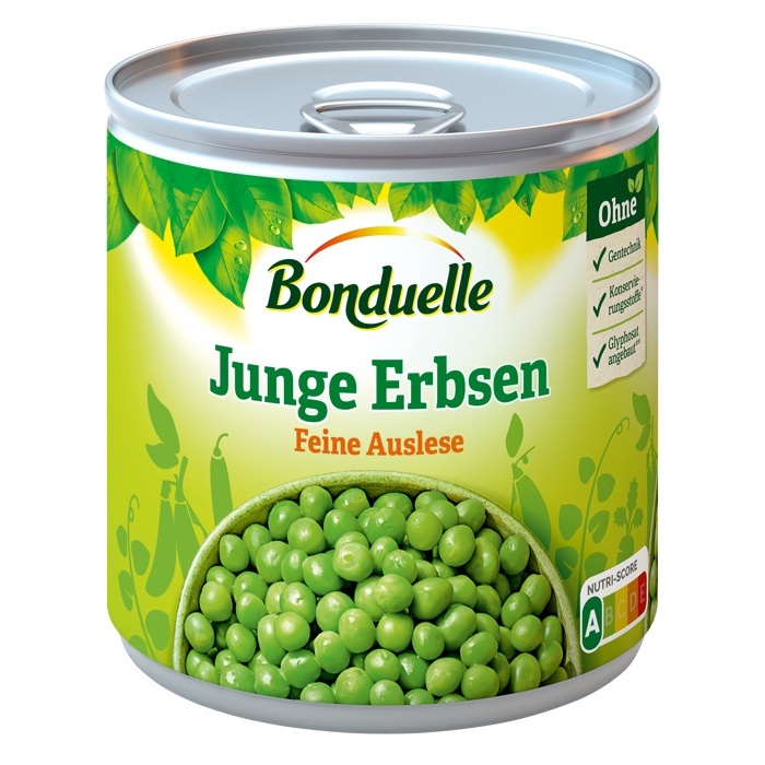 BONDUELLE JUNGE ERBSEN ZART UND FEIN 425ML
