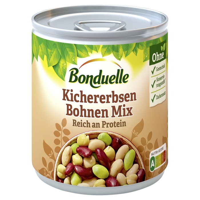 BONDUELLE KICHERERBSEN BOHNEN MIX 212ML