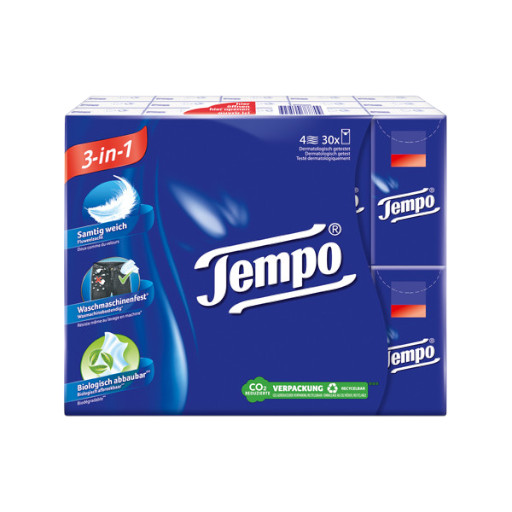 TEMPO 30 X 10 TASCHENTUECHER PACKUNG